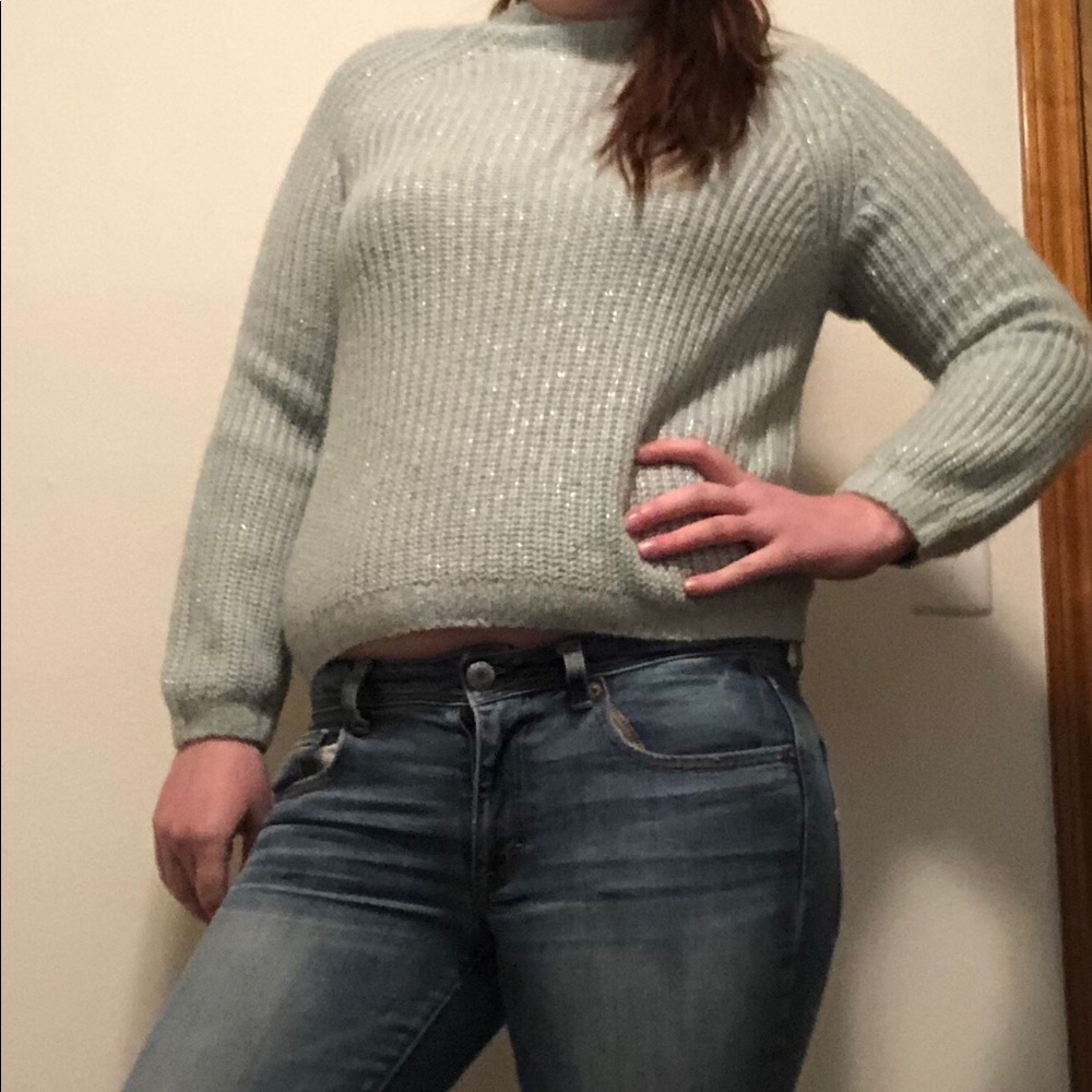 Light blue sweater